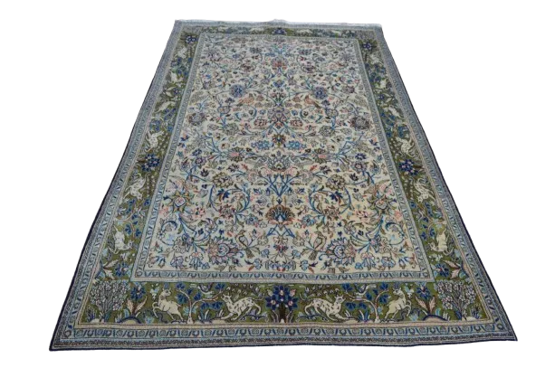 Tapis d'Iran (Ghom laine) à Paris 