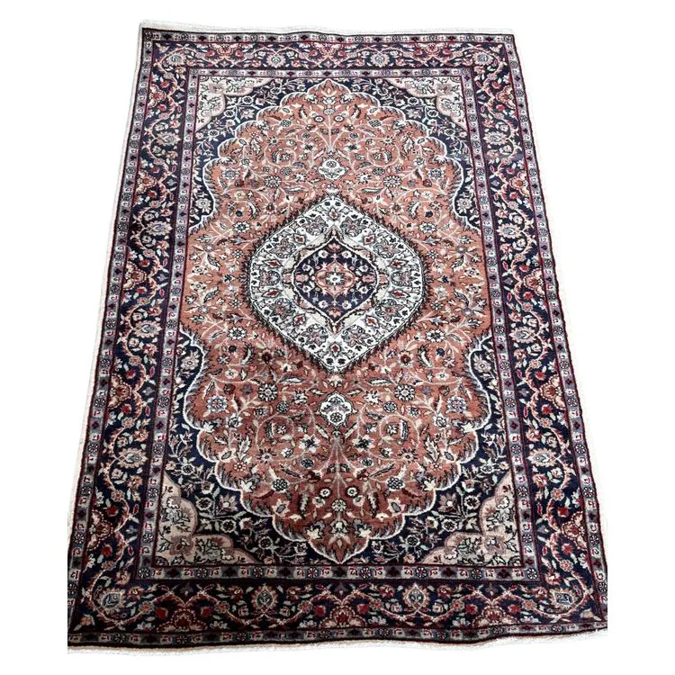 Tapis du Penjab – Inde – 148 x 93 cm – Motifs floraux raffinés