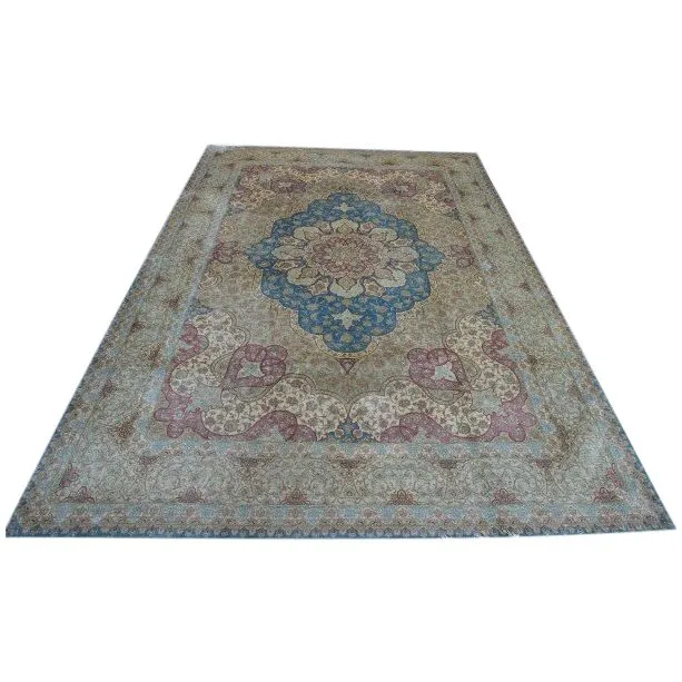 Tapis Ghom (Iran) – Soie ancienne – 297 x 193 cm