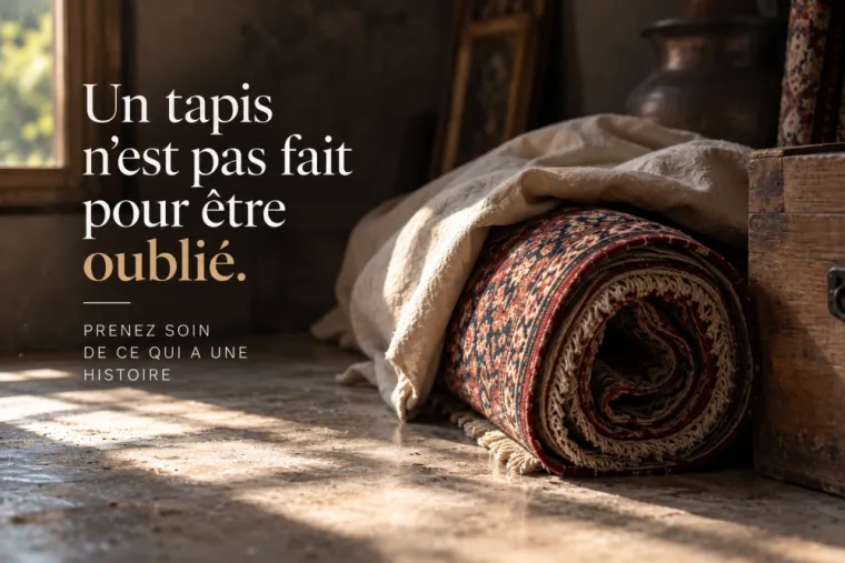 Tapis faits main : pourquoi ne faut-il pas les rouler et les oublier ?