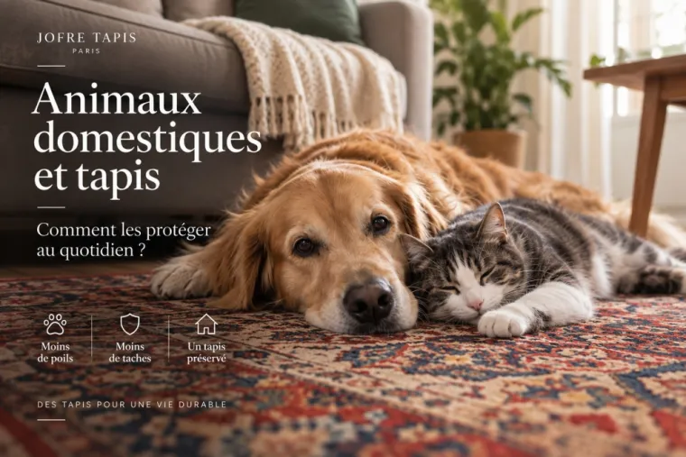Animaux domestiques et tapis : comment les protéger au quotidien ?