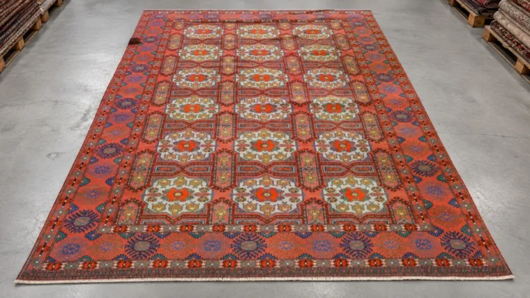 Tapis Turkmène du Turkménistan – 310 × 220 cm