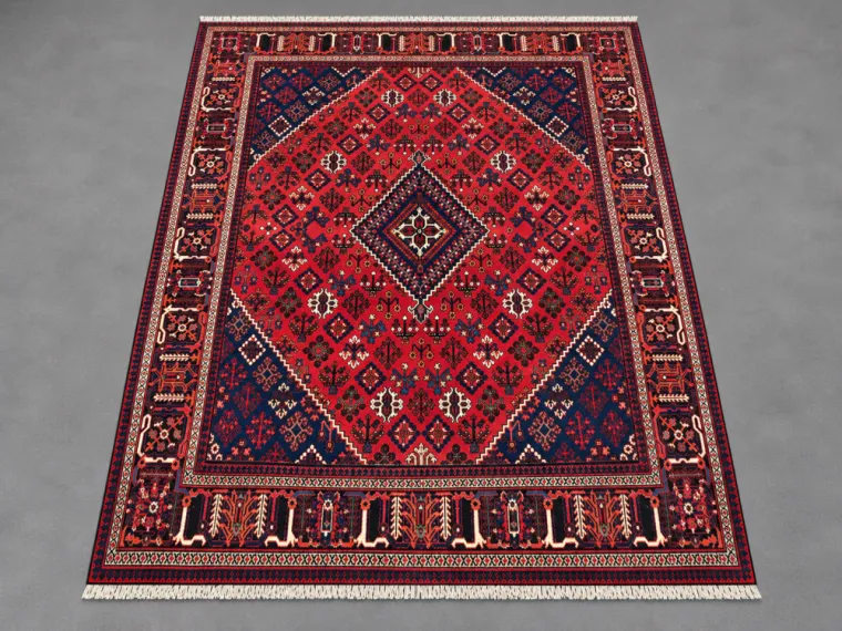 Tapis Meïmé ancien d’Iran – 335 × 238 cm