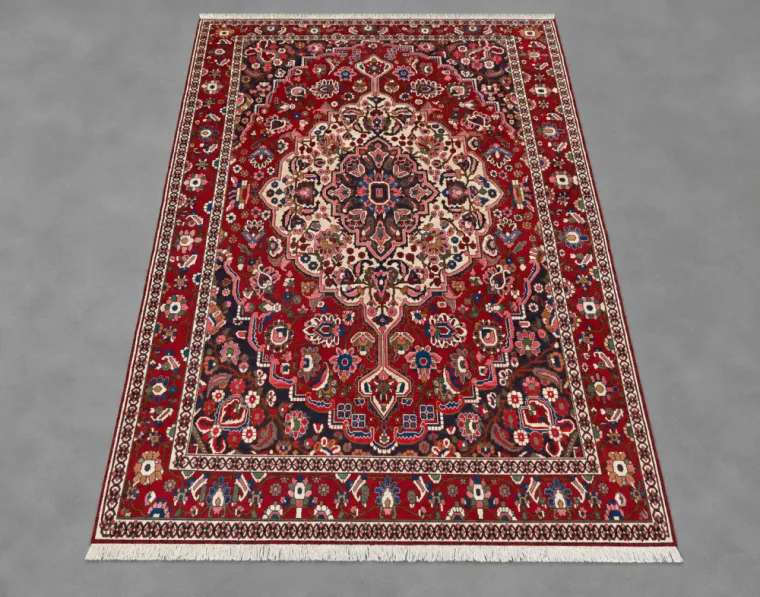 Tapis Bakhtiar ancien d’Iran  – 312 × 215 cm