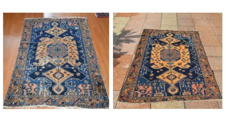 Restauration et nettoyage d'un tapis d'orient à Paris 16