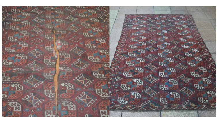 Restauration et Lavage d'un tapis à Neuilly-sur-Seine 