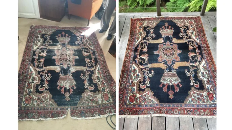 Nettoyage et restauration d'un tapis à Paris 15 