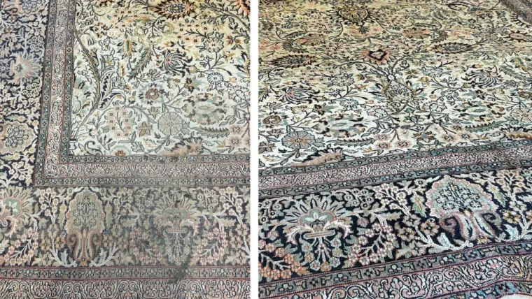 Restauration d’un tapis du Cachemire : un chef-d'œuvre retrouvé à Boulogne-Billancourt