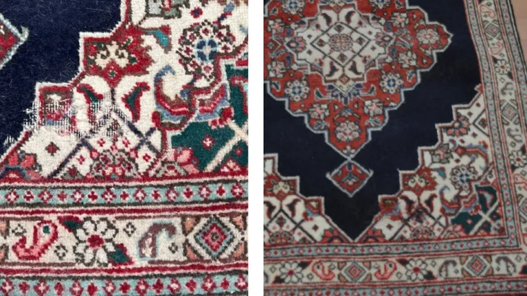 Sauvetage d’un tapis Tabriz infesté de mites : l’expertise artisanale de Jofre Tapis à l’œuvre à Paris 6