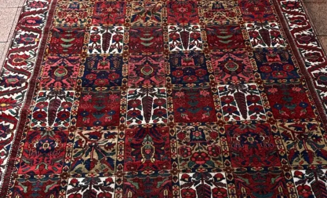 Tapis persan Bakhtiari – Iran – 307 × 200 cm