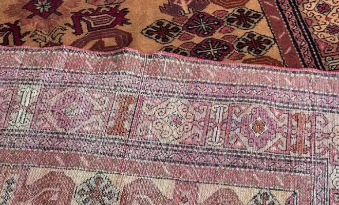Tapis kazak ancien – Caucase – 244 × 145 cm