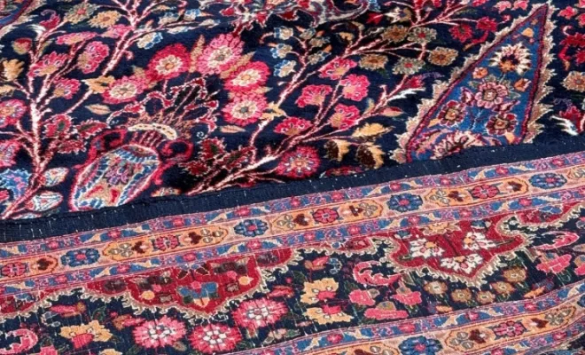 Tapis persan Meched ancien – Iran – 340 × 238 cm