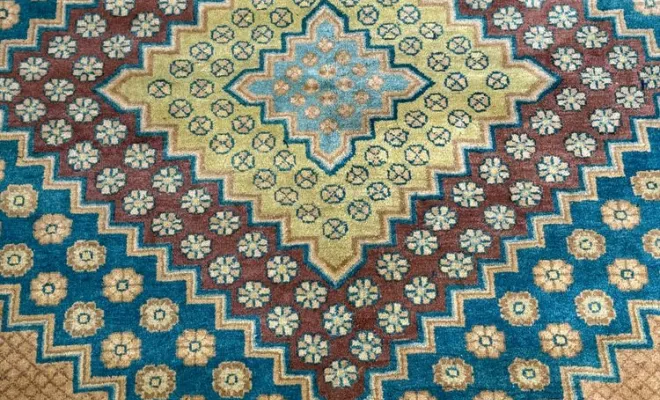 Tapis chinois SinkYang – 203 x 143 cm – Élégance orientale et motifs traditionnels