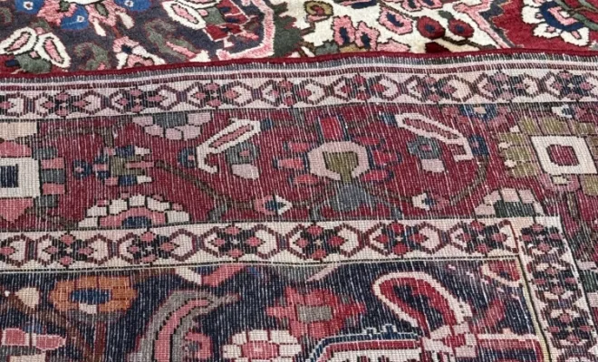 Tapis Bakhtiar ancien d’Iran  – 312 × 215 cm