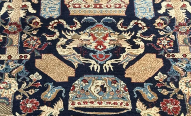 Tapis Kashmar ancien d’Iran – Plus d’un siècle – 202 × 138 cm