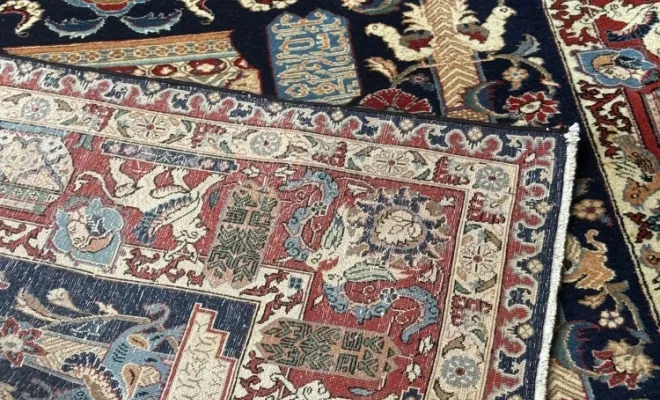 Tapis Kashmar ancien d’Iran – Plus d’un siècle – 202 × 138 cm