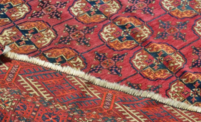 Tapis Boukhara russe – 186 × 170 cm – Taille spéciale