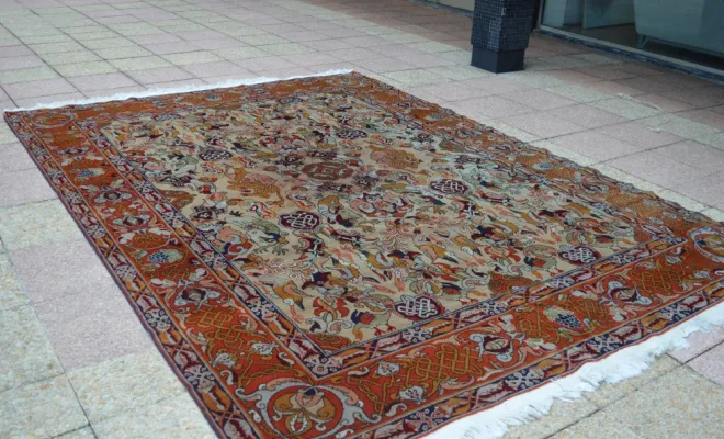 Tapis Azéri d’Azerbaïdjan – 332 × 226 cm
