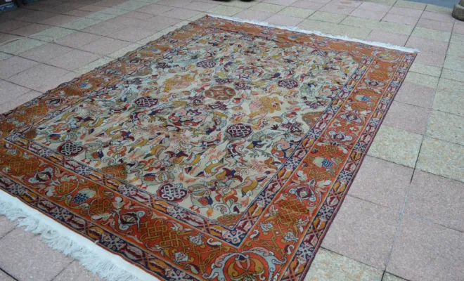 Tapis Azéri d’Azerbaïdjan – 332 × 226 cm