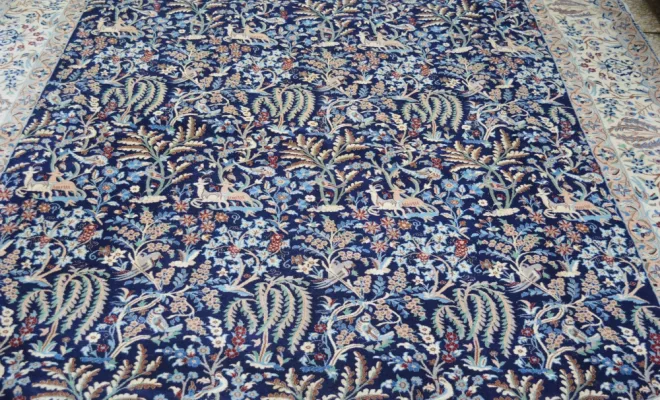 Tapis Nain iranien d’exception – 340 × 240 cm