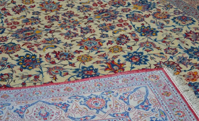 Tapis Ispahan de Perse – 387 × 204 cm