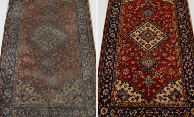 Tapis traditionnel d’Iran Nettoyage d’un tapis traditionnel originaire d’Iran. Un nettoyage en douceur pour préserver son caractère et ses couleurs.